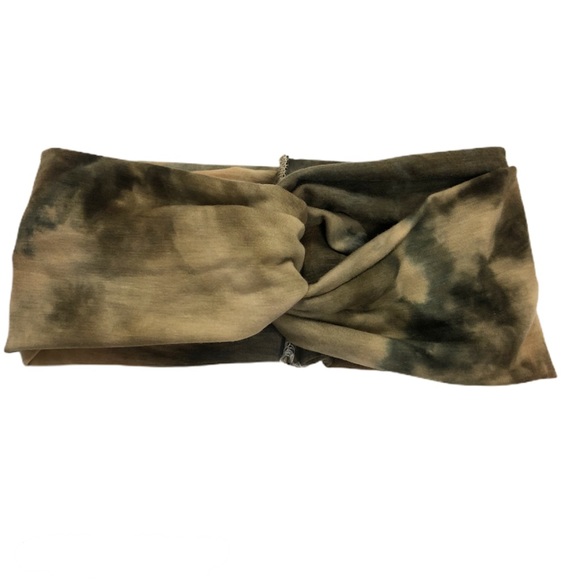 Tie Dye Headband Turban Twist Knot Wide Headwrap - Picture 4 of 6